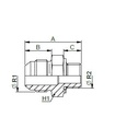 [FONT50.19.08.06] 3/4" JIC X 3/8" BSP