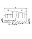 [FONT50.17.00.05] 1/2" JIC x 1/2" JIC