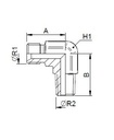 [FONT34.12.06.06] 3/8" BSP X 3/8" BSPK - 90°