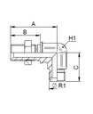 [FONT34.13.16.16] 1" BSP x 1" BSP - 90° - schotkoppeling