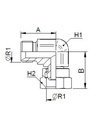 [FONT34.09.20.20] 1.1/4" BSP x 1.1/4" BSP - 90°