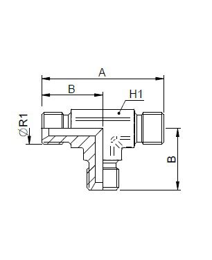 [FONT34.51.04.04] 1/4" BSP x 1/4" BSP x 1/4" BSP
