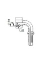 [FONT61.58.45.20] Kop. Vrouwelijk 90° M45x2,0 - Buis 35L - Slang 1.1/4"