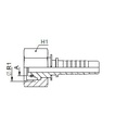 [FONT61.56.45.20] Kop. Vrouwelijk  M45x2,0 - Buis 35L - Slang 1.1/4"