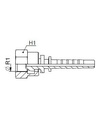 [FONT61.02.02.04] Kop. Vrouwelijk  1/8" BSP - Slang 1/4"