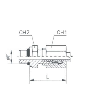 [RAST7510-L1004] Rechte koppeling mannelijk (10L - M16X1,5) x mannelijk (7/16" UNF)