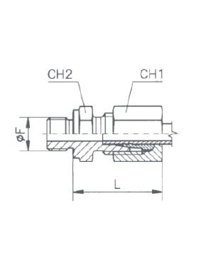 [RAST7506-L1520] Rechte koppeling mannelijk (15L - M22X1,5) x mannelijk (M20x1,5)