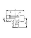 [FONT74.51.00.06] 11/16" ORFS x 11/16" ORFS x 11/16" ORFS