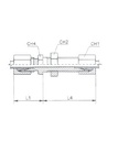 [RAST7531-S1414] Schotkoppeling 14S - 14S - M22X1,5