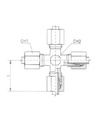 [RAST7529-S0606] Kruis verbinding mannelijk 06S - 06S - 06S -06S - M14x1,5