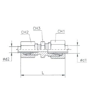[RAST7525-S1006] Reductie mannelijk (10S - M18x1,5) x (mannelijk 06S - M14x1,5)