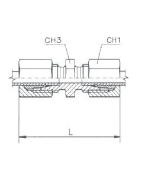 [RAST7524-S0606] Rechte verbinding mannelijk 06S - 06S - M14X1,5