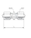 [RAST7524-S0606] Rechte verbinding mannelijk 06S - 06S - M14X1,5