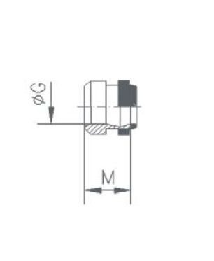 [RAST7615-L08S0] Snijring 08L - 08S met o-ring