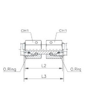 [RAST7598-L1010] Rechte verbinding vrouwelijk 10L - 10L - M16X1,5