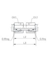 [RAST7598-L1010] Rechte verbinding vrouwelijk 10L - 10L - M16X1,5