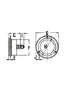 [DKWK 80 801 020] Manometer Ø 63 mm - 0-0006 bar