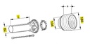 [WALTPGH20L1500-BI00] Stofkap Binnen PG20 lengte 1500mm