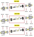 [WALTSDF25L1000-WWZ] Complete Stofkap SDF25 lengte 1000mm