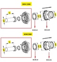 [WALTSDFH15L1000-BI00] Stofkap Binnen SDF15 lengte 1000mm