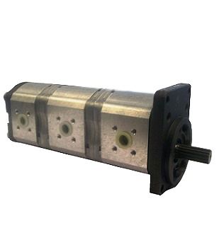 [DKWK 81 048 305 B] Pomp 4 gaten 72,0 x 100 - spline as 9T - 14,0 + 14,0 + 8,0 cc - Rechts draaien - Bosch