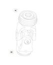 [WALT36.83.00XS4] Kruiskoppeling W2500 - gaffel ASG 1.3/8 - 6 x gaffel buis S4