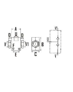 [DKWK 80 004 101] Wisselklep - 3/8"  BSP