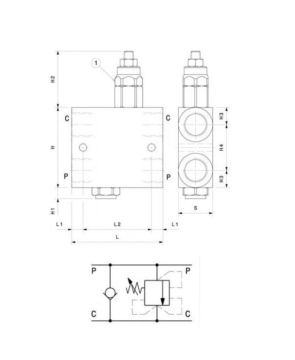 [DKWK 80 004 020] Sequence klep 3/8" BSP - regelbaar tussen 5/100 bars