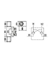 [DKWK 80 003 020] Gestuurde terugslagklep dubbel - 1/2"  BSP