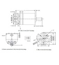 [DANF151G0279] Motor OMM 40,0 cc - as 16 mm - max.500 t/min - max. 20 l/min - max.90 bar - Side ports