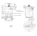 [DANF151F0537] Motor OMSS 125 cc - as Ø 22 mm - getand 12 T - max.600 t/min - max. 75 l/min - max. 210 bar