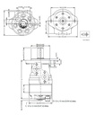 [DANF151-6198] Motor OMR 375 cc - as 25 mm - max.160 t/min - max. 60 l/min - max. 55 bar - End port
