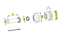 [WALTSDH35L1500-BI00] Stofkap Binnen SD35 lengte 1500mm met kap Ø 185mm