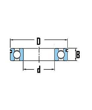 [KOYO6204-ZZNR] Lager - 20 x 47 X 14 - met clips