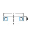 [KOYO6204-ZZNR] Lager - 20 x 47 X 14 - met clips