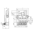 [DKWK 80 101 051] Verdeler 6xDW 25L/min - 1/4"