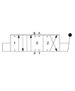 [DKWK 80 103 851] Schuif dubbelwerkend A-B-B-T gesl. (joy-stick)