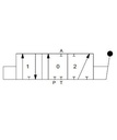 [DKWK 80 103 852] Schuif enkelwerkend A-P-T gesl. (Joy-stick)
