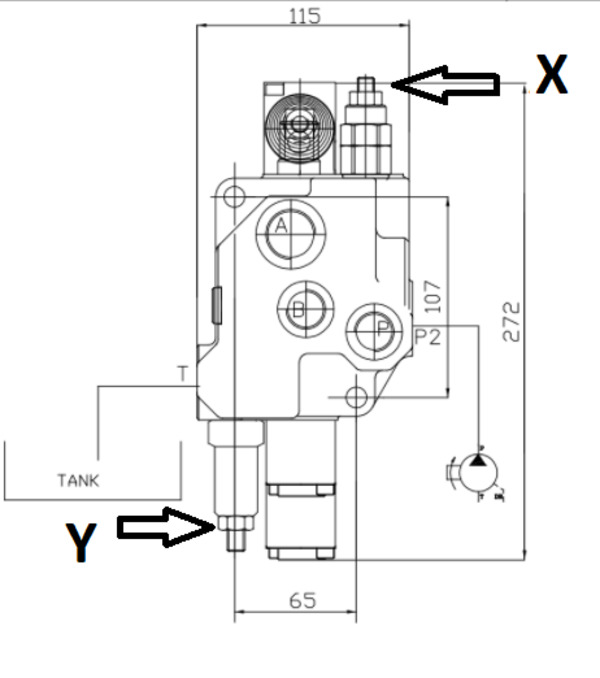 [DKWK 80 102 191] Verdeler kliefmachine AUTOSPEED - vaste stand retour: regeling via druk