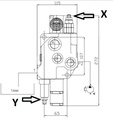 [DKWK 80 102 191] Verdeler kliefmachine AUTOSPEED - vaste stand retour: regeling via druk