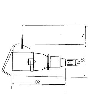 [AEBB124/12V] Koppelstekker 7 polig 12V