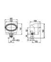 [HELL1GA996261-511] Werklamp Xenon - 162 x 192 x 134 G930900111021 / G930900111022