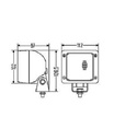 [HELL1GA007506-001] Werklamp - 112 x 102 x 97 - H3