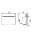 [HELL1AB003177-001] Koplamp - P43t - H4 - 60/55w - 167 x 107 x 109
