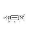 [OSRA6411] Gloeilamp   12V   10W      SV8,5-8