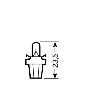 [OSRA2741 MF] Lamp   24V   1,2W    B8,5d