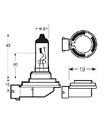 [OSRA64212] Gloeilamp   12V   35W   PGJ19-1  (H8)