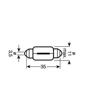 [OSRA6423] Gloeilamp   24V   5W     SV8,5-8