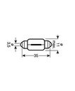 [OSRA6461] Gloeilamp   12V   10W      SV8,5-8