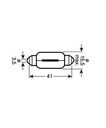 [OSRA6480] Gloeilamp   24V   18W   SV8,5-8